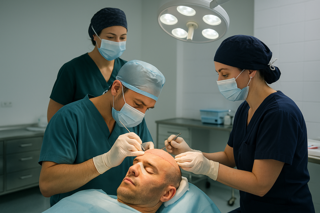 como funciona o transplante capilar